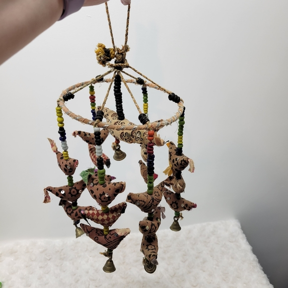 Other - SOLD                                  Vintage baby crib mobile/ chime with birds